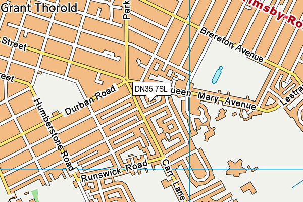 DN35 7SL map - OS VectorMap District (Ordnance Survey)