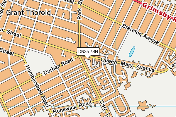 DN35 7SN map - OS VectorMap District (Ordnance Survey)