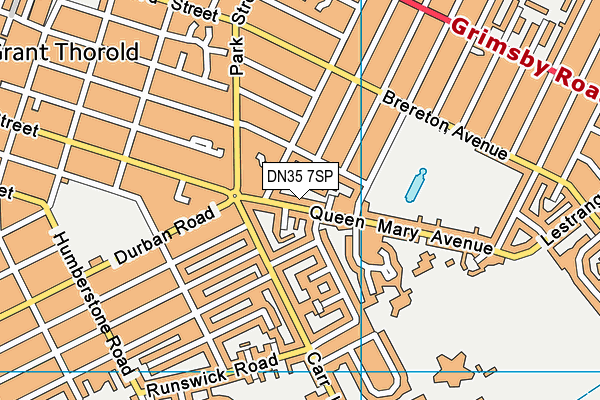 DN35 7SP map - OS VectorMap District (Ordnance Survey)