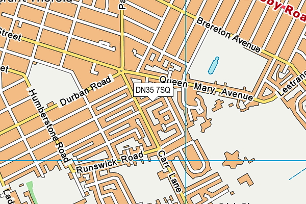 DN35 7SQ map - OS VectorMap District (Ordnance Survey)