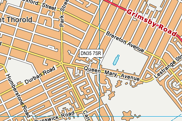 DN35 7SR map - OS VectorMap District (Ordnance Survey)