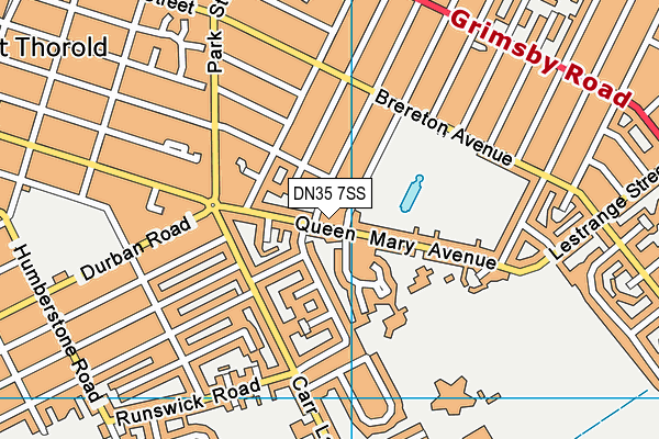 DN35 7SS map - OS VectorMap District (Ordnance Survey)