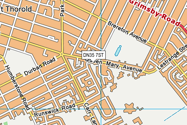 DN35 7ST map - OS VectorMap District (Ordnance Survey)
