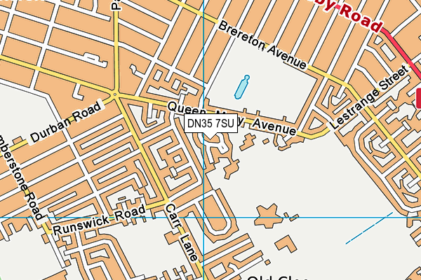 DN35 7SU map - OS VectorMap District (Ordnance Survey)