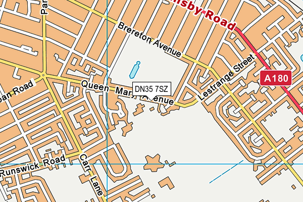 DN35 7SZ map - OS VectorMap District (Ordnance Survey)