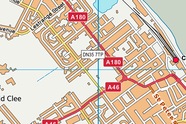DN35 7TP map - OS VectorMap District (Ordnance Survey)