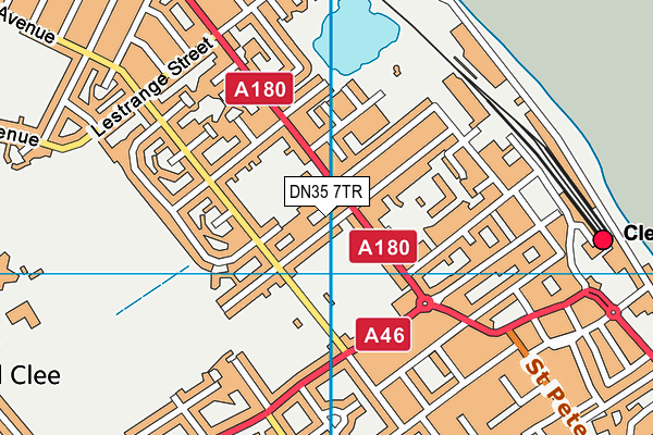 DN35 7TR map - OS VectorMap District (Ordnance Survey)