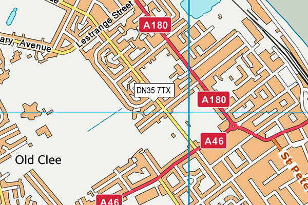 DN35 7TX map - OS VectorMap District (Ordnance Survey)