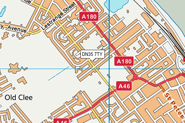 DN35 7TY map - OS VectorMap District (Ordnance Survey)