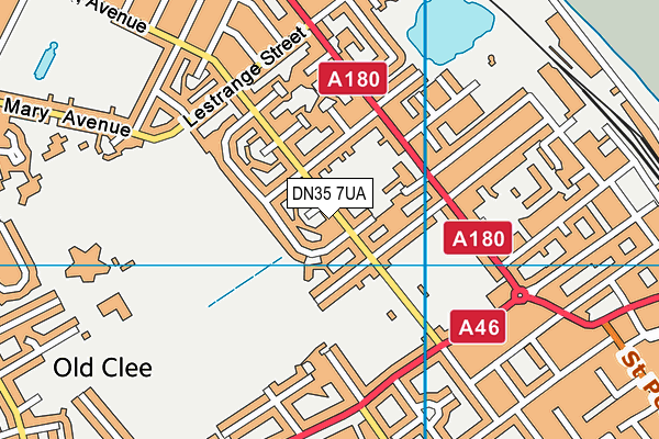 DN35 7UA map - OS VectorMap District (Ordnance Survey)