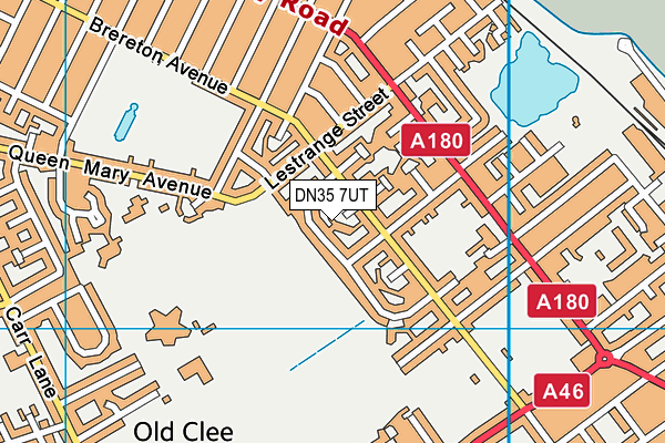 DN35 7UT map - OS VectorMap District (Ordnance Survey)