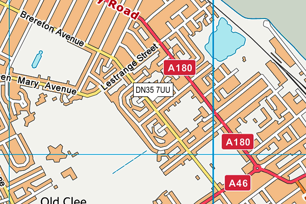DN35 7UU map - OS VectorMap District (Ordnance Survey)