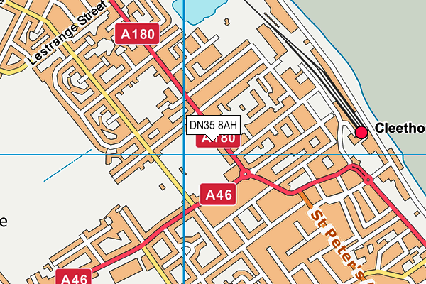 DN35 8AH map - OS VectorMap District (Ordnance Survey)