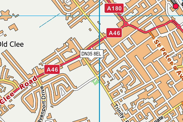 DN35 8EL map - OS VectorMap District (Ordnance Survey)