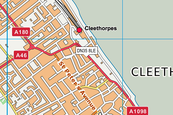 Map of FEZ CLEETHORPES LIMITED at district scale