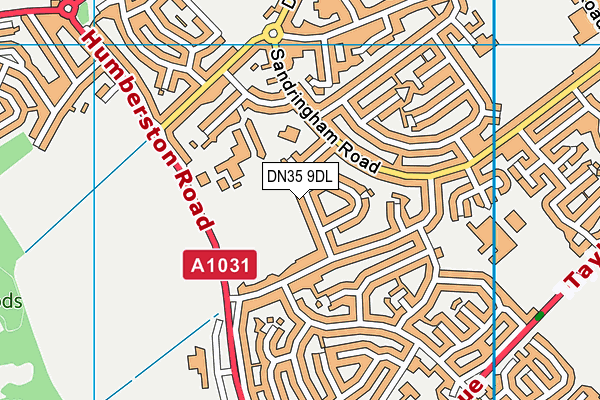 St Josephs Catholic Primary Academy map (DN35 9DL) - OS VectorMap District (Ordnance Survey)