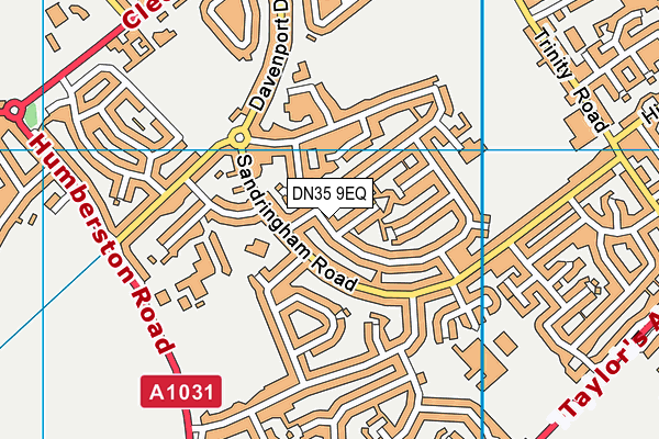 DN35 9EQ map - OS VectorMap District (Ordnance Survey)