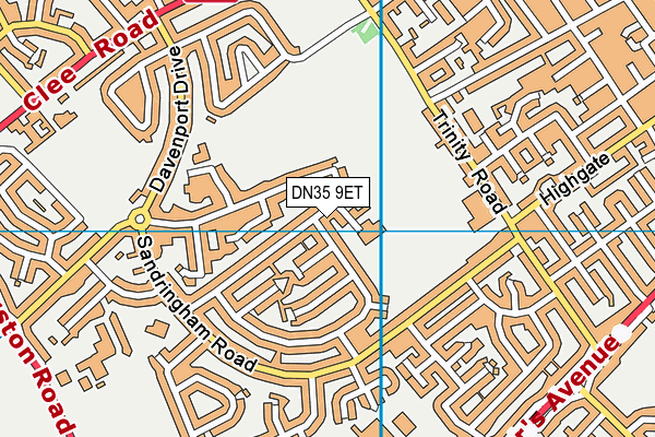 DN35 9ET map - OS VectorMap District (Ordnance Survey)