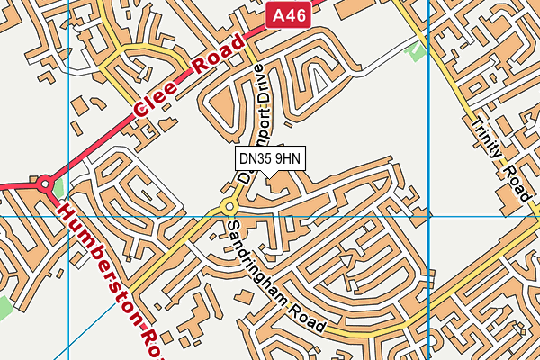 DN35 9HN map - OS VectorMap District (Ordnance Survey)