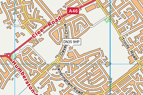DN35 9HP map - OS VectorMap District (Ordnance Survey)