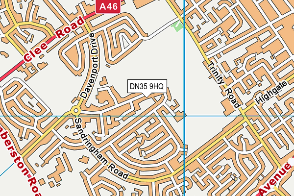 DN35 9HQ map - OS VectorMap District (Ordnance Survey)