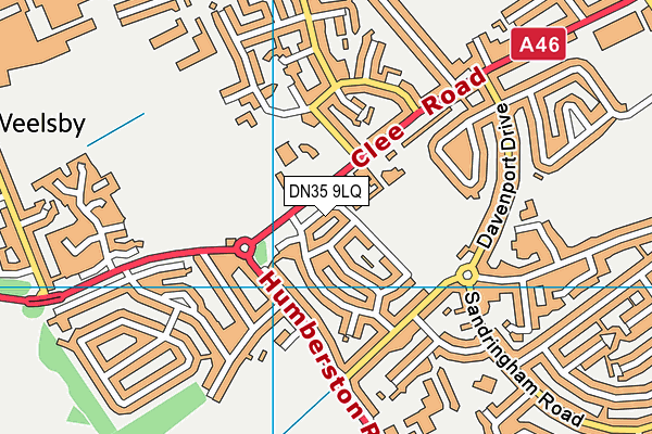 DN35 9LQ map - OS VectorMap District (Ordnance Survey)
