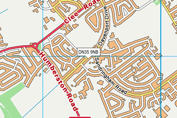 DN35 9NB map - OS VectorMap District (Ordnance Survey)