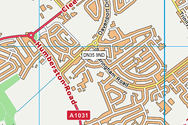 DN35 9ND map - OS VectorMap District (Ordnance Survey)
