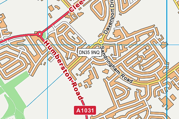 DN35 9NQ map - OS VectorMap District (Ordnance Survey)