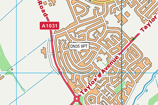DN35 9PT map - OS VectorMap District (Ordnance Survey)