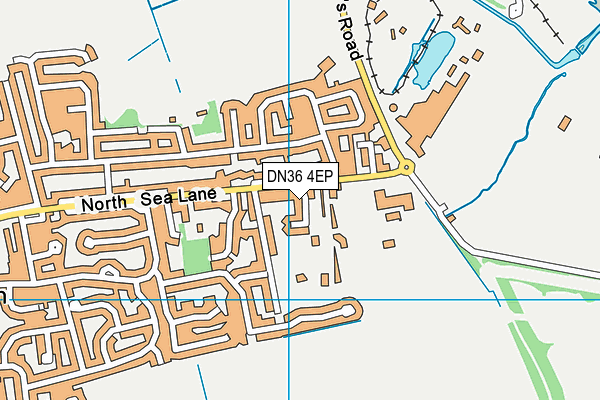 DN36 4EP map - OS VectorMap District (Ordnance Survey)