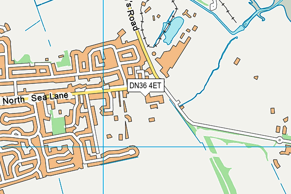 DN36 4ET map - OS VectorMap District (Ordnance Survey)