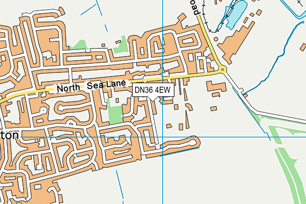 DN36 4EW map - OS VectorMap District (Ordnance Survey)