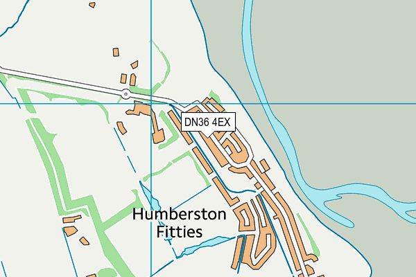 DN36 4EX map - OS VectorMap District (Ordnance Survey)