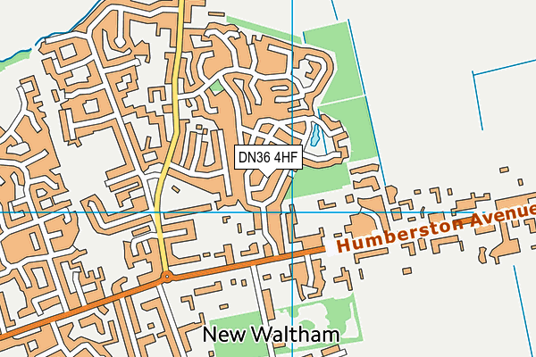DN36 4HF map - OS VectorMap District (Ordnance Survey)
