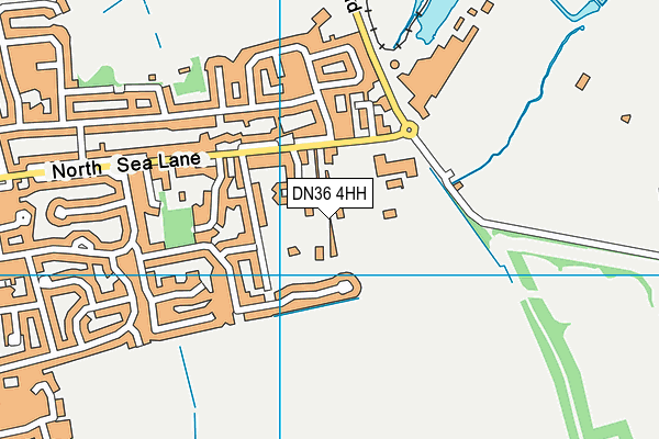 DN36 4HH map - OS VectorMap District (Ordnance Survey)