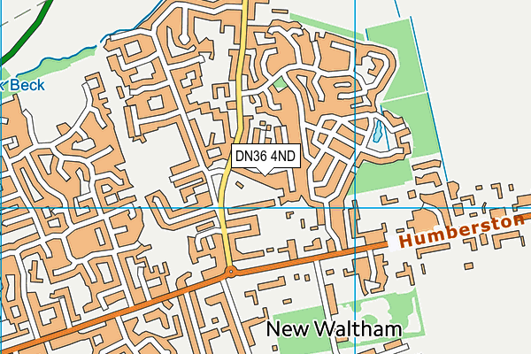 DN36 4ND map - OS VectorMap District (Ordnance Survey)