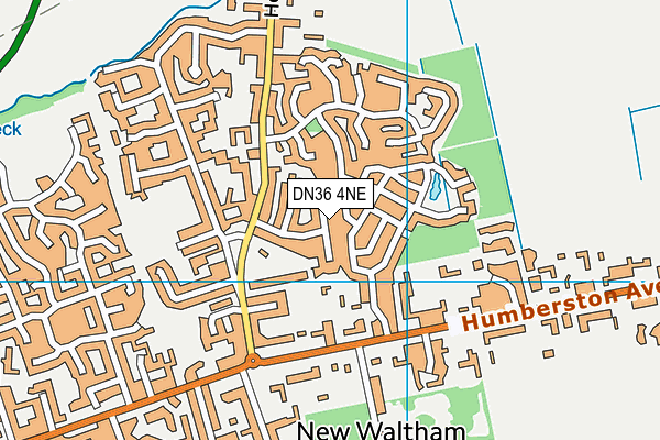DN36 4NE map - OS VectorMap District (Ordnance Survey)