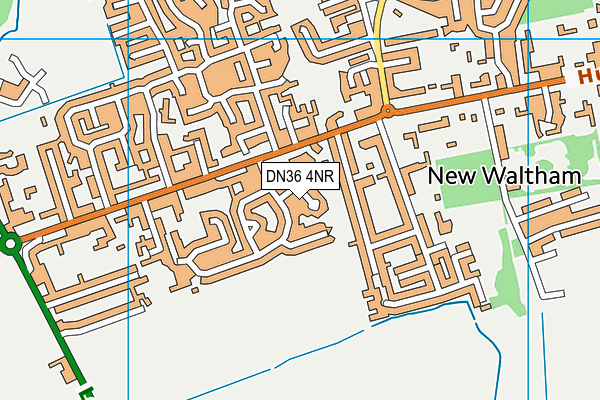 DN36 4NR map - OS VectorMap District (Ordnance Survey)