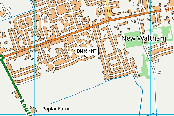 DN36 4NT map - OS VectorMap District (Ordnance Survey)