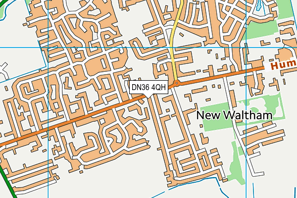 DN36 4QH map - OS VectorMap District (Ordnance Survey)