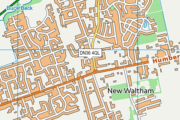 DN36 4QL map - OS VectorMap District (Ordnance Survey)