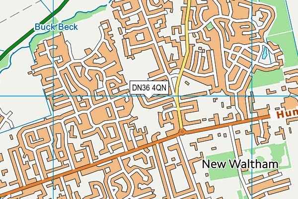 DN36 4QN map - OS VectorMap District (Ordnance Survey)