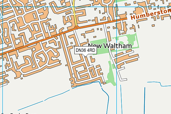 DN36 4RD map - OS VectorMap District (Ordnance Survey)