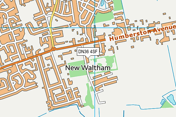 DN36 4SF map - OS VectorMap District (Ordnance Survey)