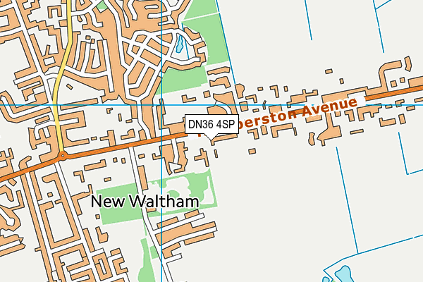 DN36 4SP map - OS VectorMap District (Ordnance Survey)