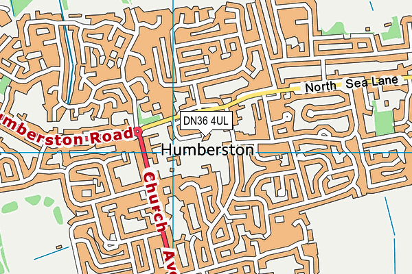 DN36 4UL map - OS VectorMap District (Ordnance Survey)