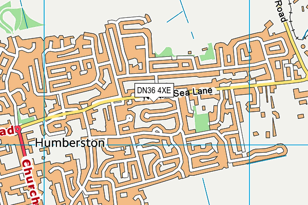 Map of HUMBERSTON BLADE TECH LTD at district scale