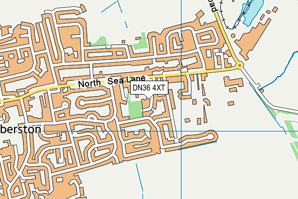 DN36 4XT map - OS VectorMap District (Ordnance Survey)