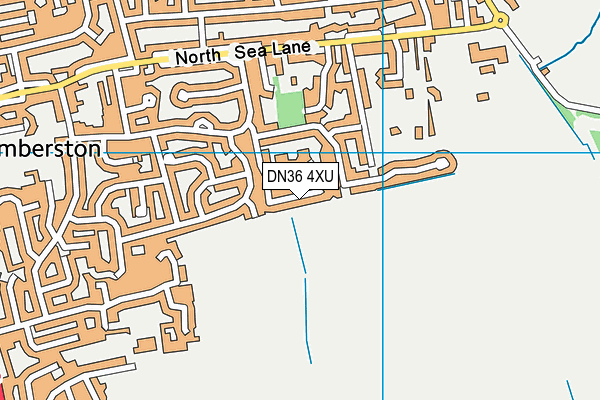 DN36 4XU map - OS VectorMap District (Ordnance Survey)